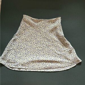 H&M floral flare skirt